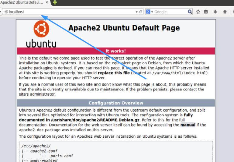 Installieren Sie Apache2 in Telnet