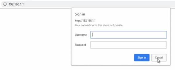 access 19216811 router login