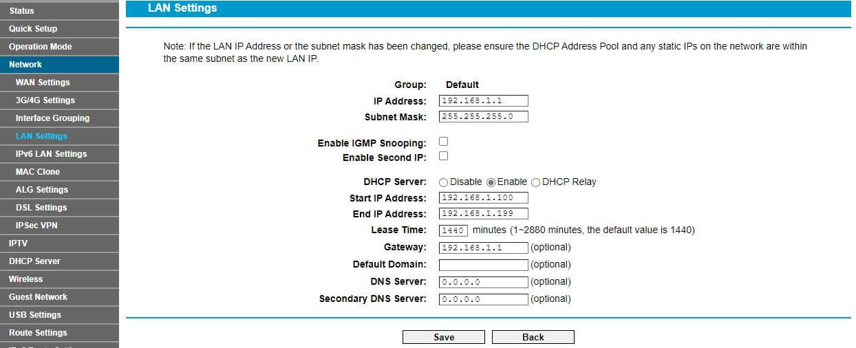 جهاز التوجيه dlink تغيير IP 19216811
