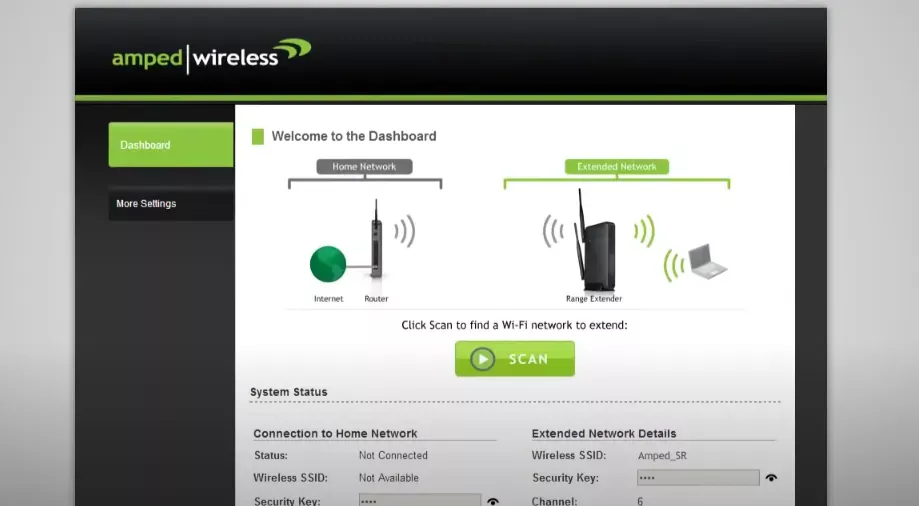 Iniciar sesión Router Amped Wireless 1 AmpedWireless1 1