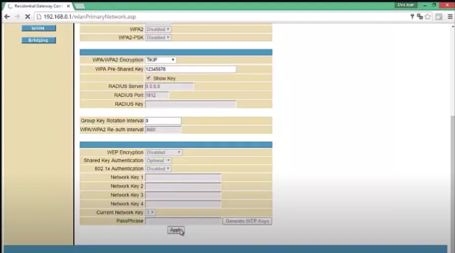Iniciar sesión Router Motorola 1 Motorola1 1