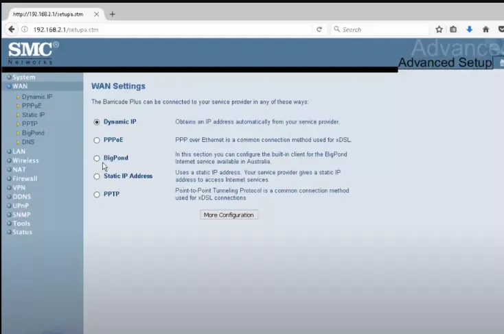 Iniciar sesión Router SMC Networks 2 SMCNetworks2 2