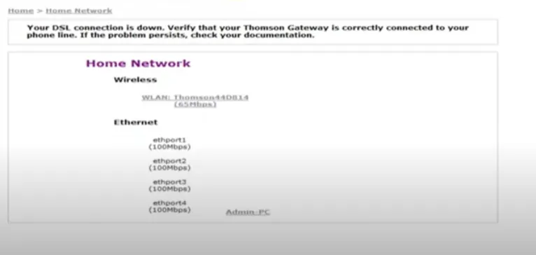 Iniciar sesión Router SpeedToch 1 SpeedTouch1 1
