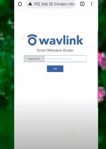 Iniciar sesión Router Wavlink 1 Wavlink1 1